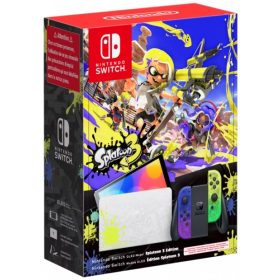   Nintendo Switch OLED Modell 64GB Splatoon 3 Edition (használt, garanciával)