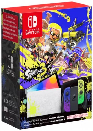 Nintendo Switch OLED Modell 64GB Splatoon 3 Edition (használt, garanciával)