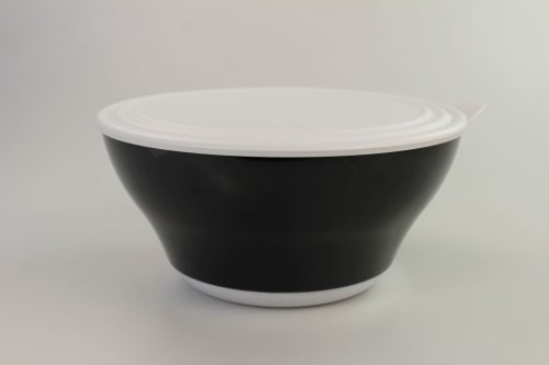 Tupperware Elegancia tál 4,6 L fekete-fehér