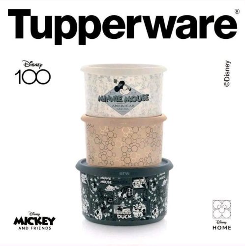 Tupperware Kerek Tároló (3 db) szett - Disney