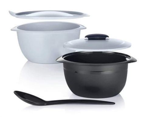 Tupperware Mediterrán Tál kanállal 3,5 L