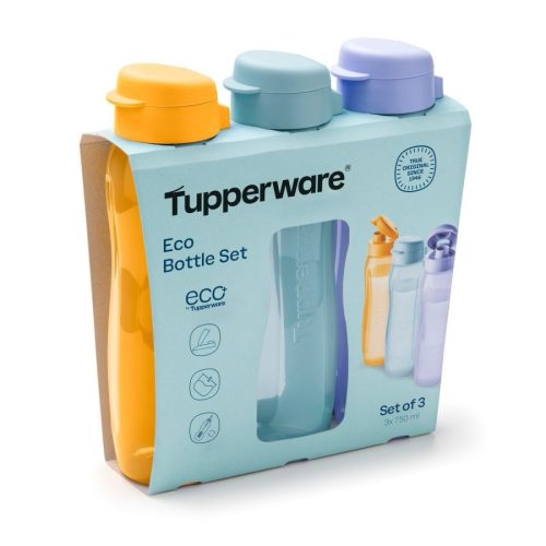 Tupperware Öko+ palack II. generációs szett 750 ml (3 db)