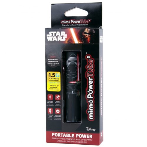 Star Wars Mimo PowerTube2 Kylo Ren Powerbank 2600mAh