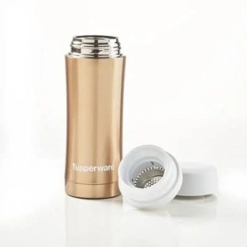 Tupperware Thermo Tup fém termosz szűrőbetéttel - arany