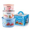 Tupperware Karácsonyi Kerek Tároló szett (3 db)