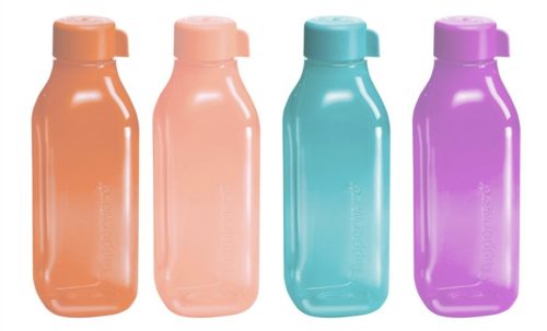 Tupperware Szögletes Öko palack 1 L