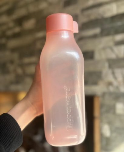 Tupperware Szögletes Öko palack 1 L