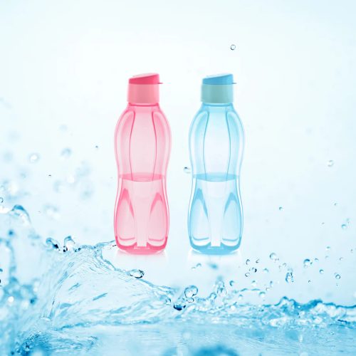 Tupperware Öko palack 1 L szett (kék, rózsaszín)