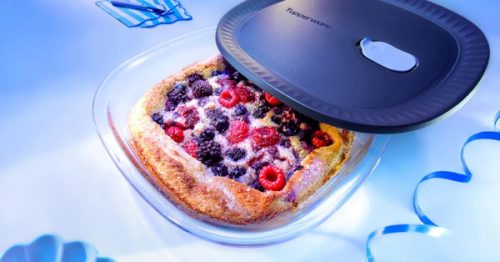 Tupperware Voila Szögletes üvegedény 1,6 L