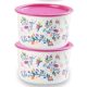 Tupperware Virágos Kerek tároló szett (2 x 960 ml)