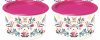 Tupperware Virágos Kerek tároló szett (2 x 960 ml)