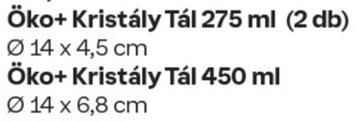 Tupperware Öko+ Kristály Tál szett (3 db)