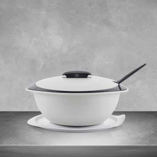 Tupperware Mediterrán Tál kanállal 2,5 L