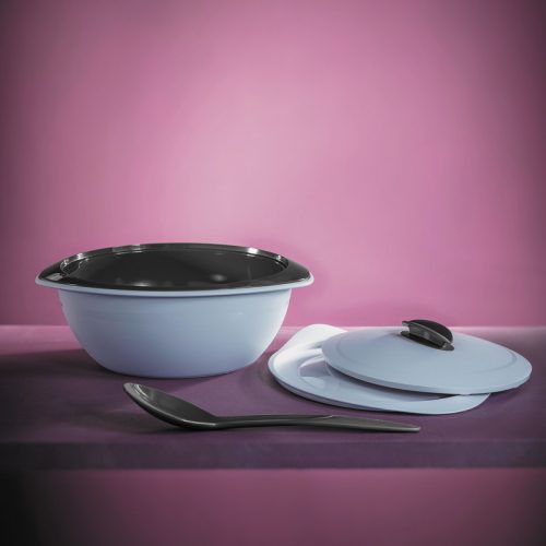 Tupperware Mediterrán Tál kanállal 2,5 L