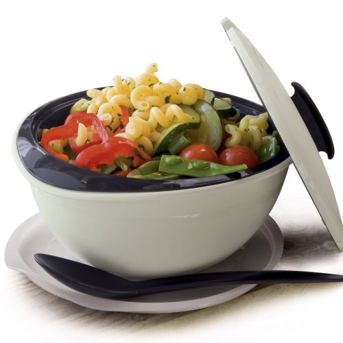 Tupperware Mediterrán Tál kanállal 2,5 L