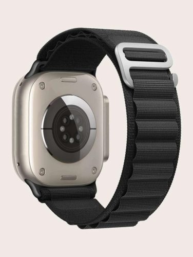 Apple Watch kompatibilis alpesi szíj, alpesi pánt fekete