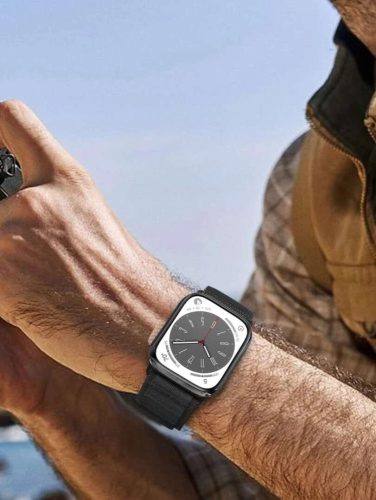 Apple Watch kompatibilis alpesi szíj, alpesi pánt fekete