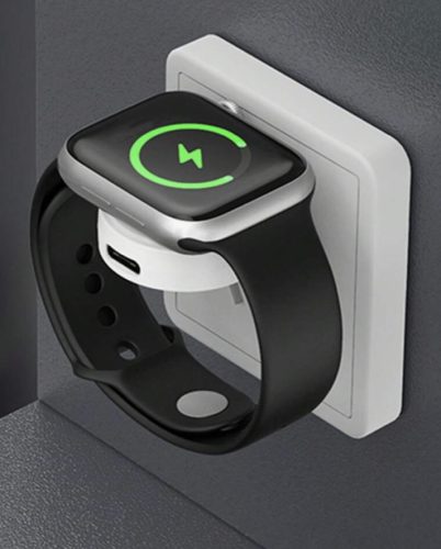 2 az 1-ben hordozható USB és USB-C Apple Watch töltő