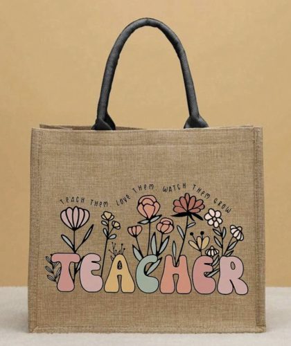 Vászon kézitáska - Tanár