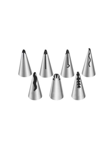 7 db díszítőfej, díszítőcső