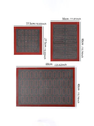 Tapadásmentes, mikroperforált szilikon sütőlap, sütőbetét 40 x 30