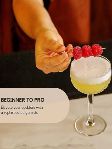 2 db Rozsdamentes acél koktélpálcika