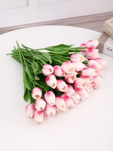 10 db Tulipán művirág csokor több színben