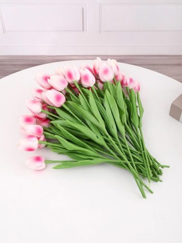 10 db Tulipán művirág csokor több színben