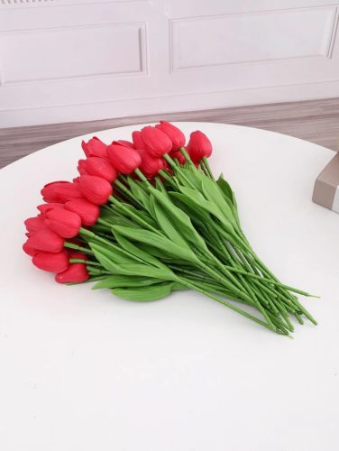 10 db Tulipán művirág csokor több színben