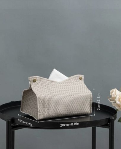 Modern, dobozos papírzsebkendő tartó, tároló