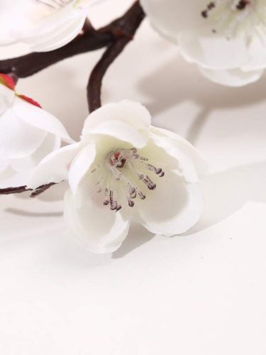 Virágzó őszibarack ág cserépben