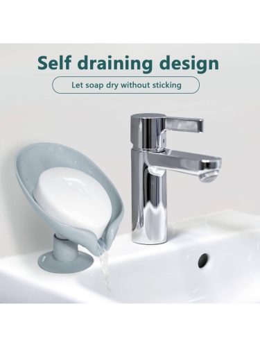 Levél formájú szappantartó vízelvezetővel