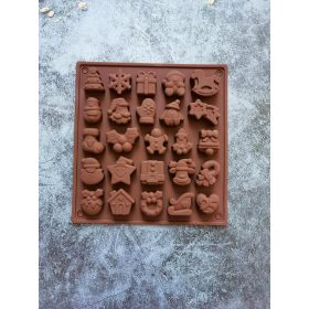 Karácsonyi szilikon forma