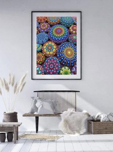 Gyémántszemes kirakó 30 x 40 cm - Mandala