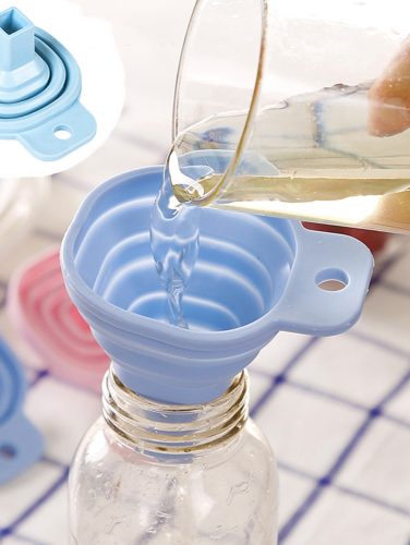 Összecsukható szilikon tölcsér