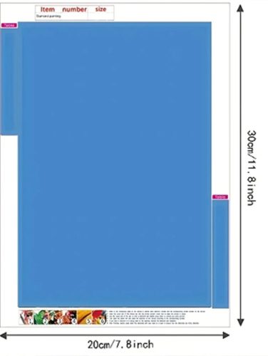Gyémántszemes kirakó 20 x 30 cm - Tükröződő fa