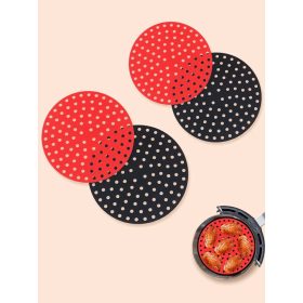   Air Fryer szilikon alátét forrólevegős sütőkhöz, kerek