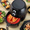 Air Fryer szilikon alátét forrólevegős sütőkhöz, kerek