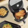 Nagy méretű Air Fryer szilikon forma forrólevegős sütőbe