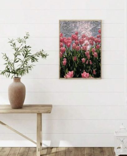 Gyémántszemes kirakó 30 x 40 cm - Tulipánok