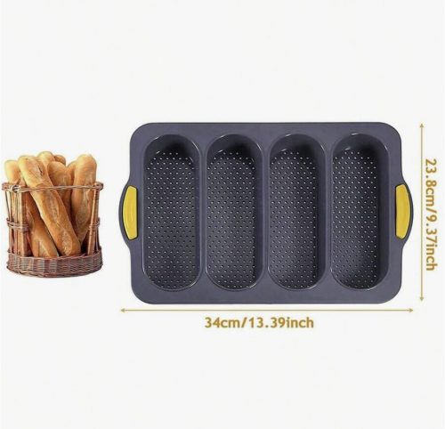 Szilikon bagett sütőforma