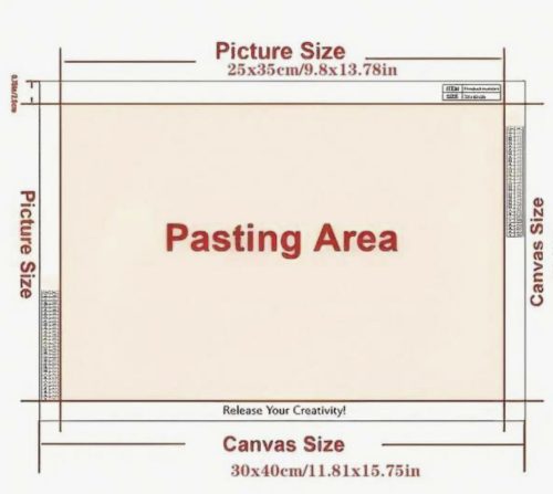 Gyémántszemes kirakó 30 x 40 cm - Francia buldog kölyök