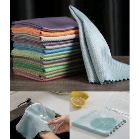   5 db Mikroszálas törlőkendő, tisztítókendő üvegfelületekhez