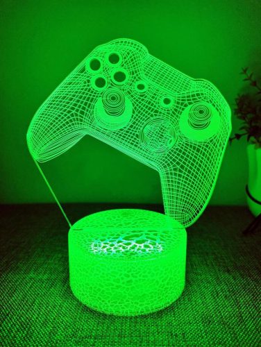 3D dekorációs színes LED lámpa - Xbox kontroller