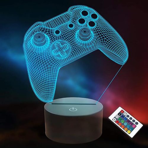 3D dekorációs színes LED lámpa távirányítóval - Xbox kontroller