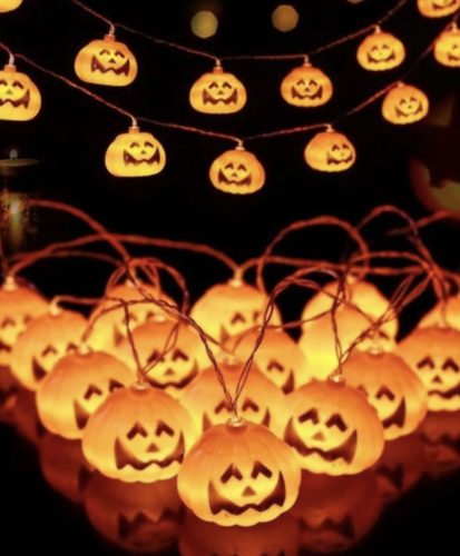 Halloween tök LED fényfüzér