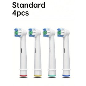   4 db Oral-B kompatibilis fogkefefej, pótfej elektromos fogkefékhez